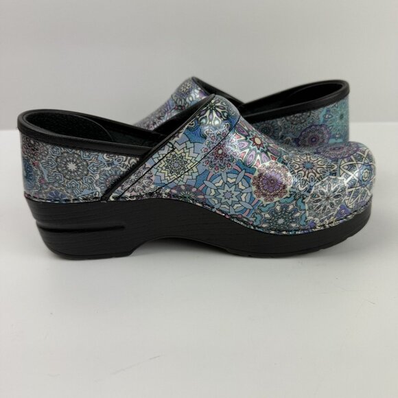Dansko Womens 36 Floral Mandala Nursing Clog Shoes - Picture 5 of 7